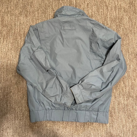 Vintage London Fog Jacket Men’s Small Light Blue Cream Trim - Picture 4 of 6